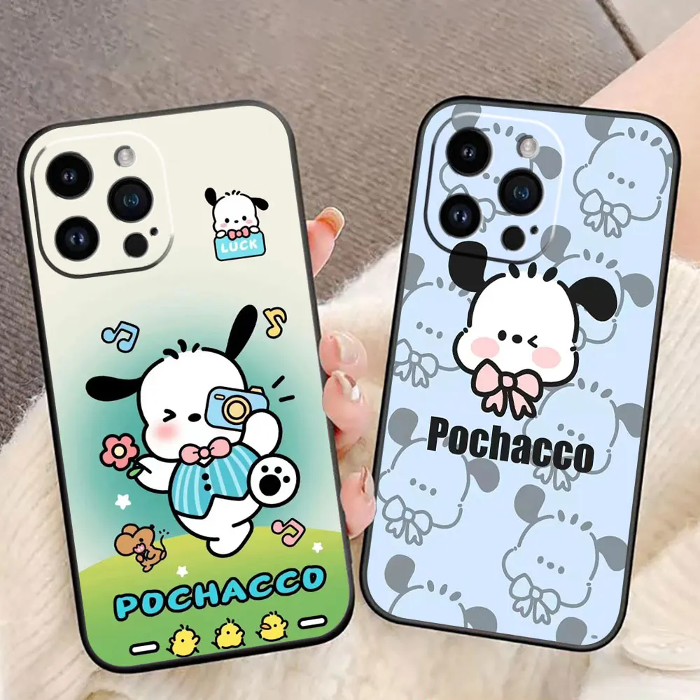 Cute Pachacco Phone Case For iphone Apple 15 14 13 12 11 Pro XS Max Mini X SE 2020 2022 8 7 6 6S Plus Soft Case Funda Capa Shell