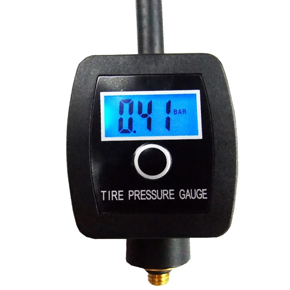 Digital Bike Tire Pressure Gauge Schraders And Presta Valves Bicycle Digital Tyre Gauge Luminous Display Bike Accessories