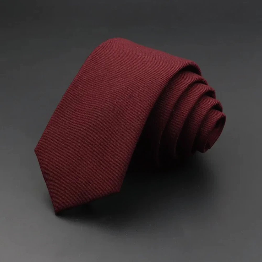 Classic Men's Tie For Suit Solid Color Handmade Gifts 2024  Casual Accessories