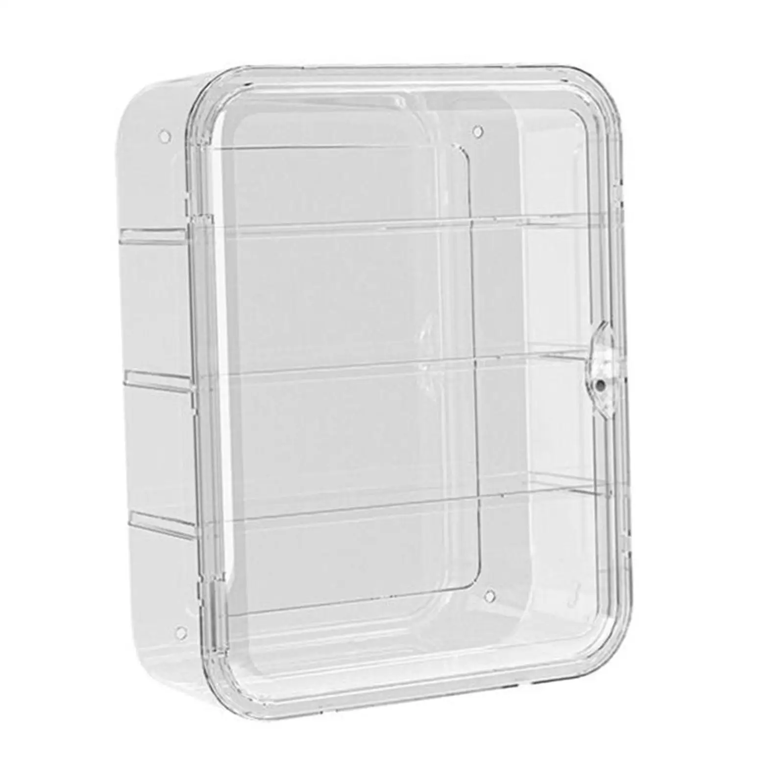 Figure Storage Box Dustproof Storage Organizer Waterproof Figure Display Cabinet for Stones Glasses Figures Collections Mini Toy