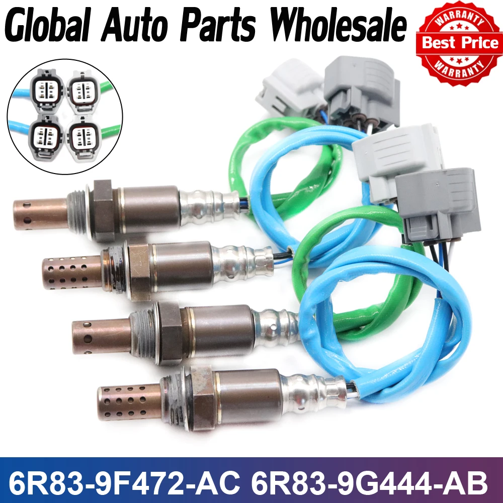

4x автомобильный 6R83-9F472-AC 6R83-9G444-AB датчик кислорода и соотношения воздуха и топлива вверх и вниз для Jaguar XJR XJ8 Vanden Plas 2005-2007