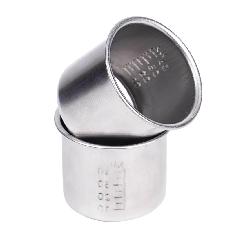 

1pc Medicine Measuring Cup With Scale 40Ml Small Medicine Cup Dental Tools Stainless Steel