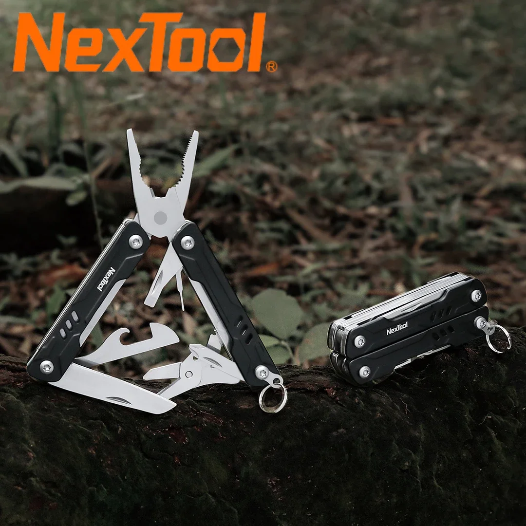 NexTool Mini Sailor 11 in 1 Outdoor Multi Tool Pocket Knife Folding Pliers Tools Wire Cutters EDC Card Pin Screwdriver Scissors