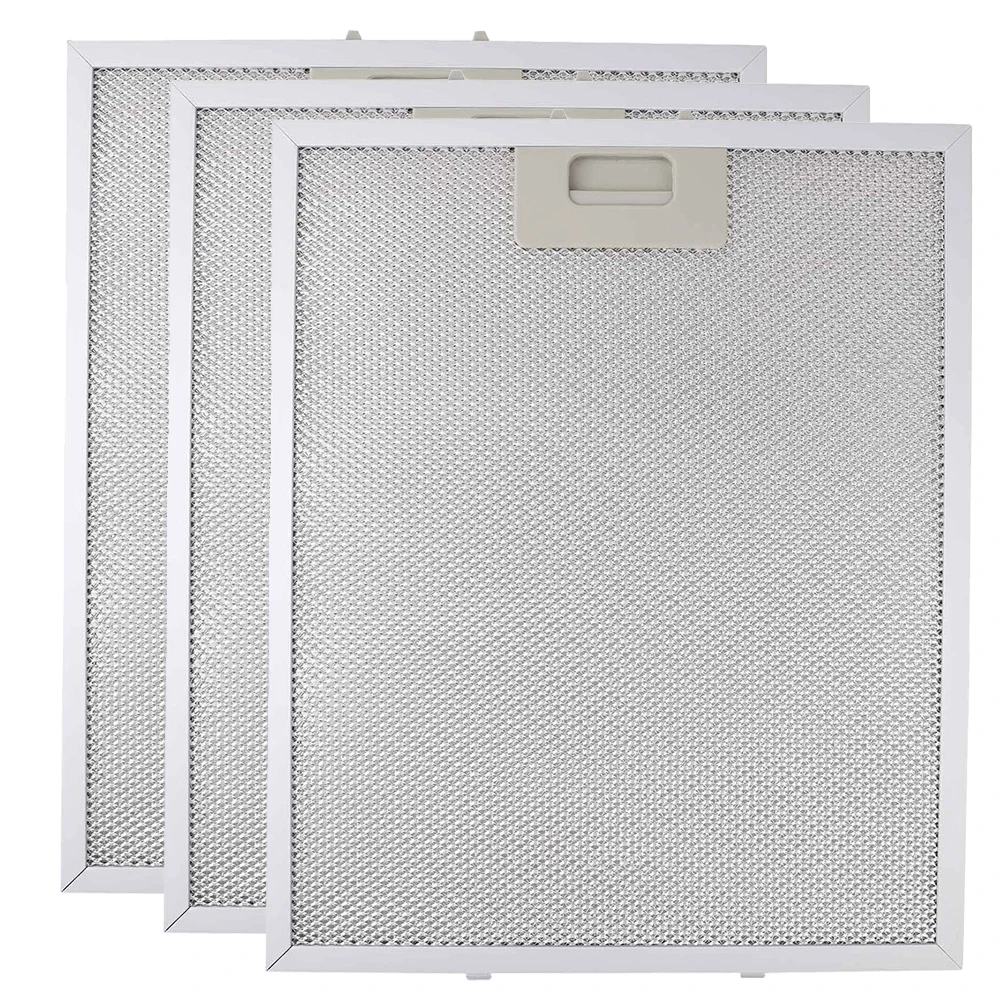 3PCS Aluminum Vent Filter For Cooker Hood Compatible With FHEE229SC9S FHEE26A9S OR908CXA CP750SS D6900HASS2 FHEE61B6S