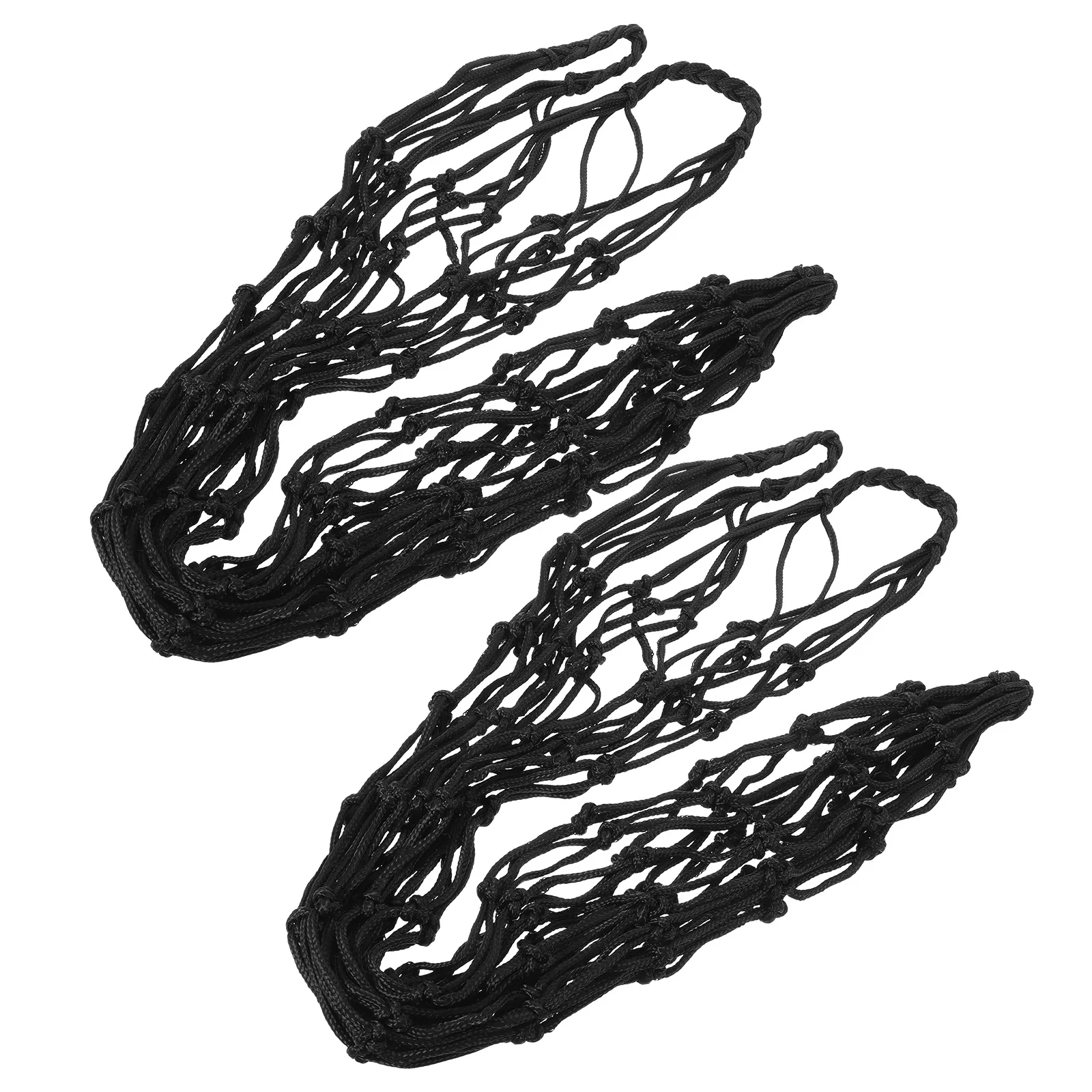 

2pcs Horse Hay Bag Large Capacity Slow Feed Hay Net For Goats Sheep Durable Outdoor Stable Feeder - Portable Grass Feeding Bag