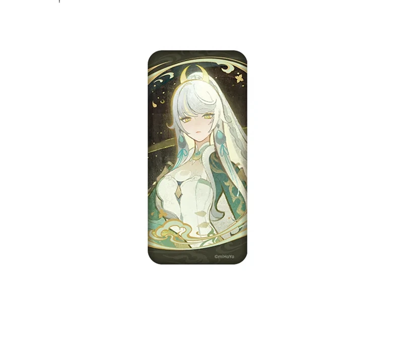 [Genuine] Game Genshin Impact Moon Among Clouds Series Liyue Theme Paper Tinplate Badge Anime Cosplay Diy Accessories Xmas Gifts