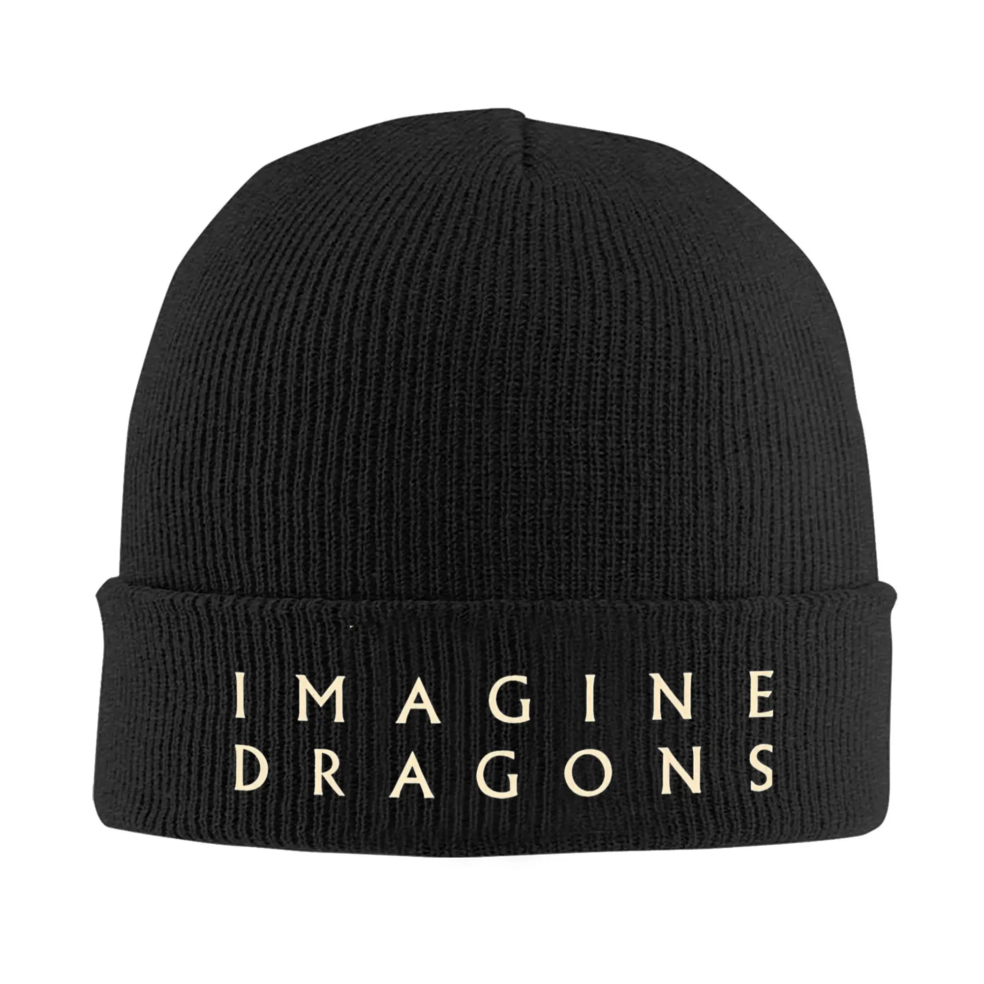 

Imagine Dragons Rock Band Cuff Beanie For Men Women Hip Hop Style Warm Winter Knitted Caps