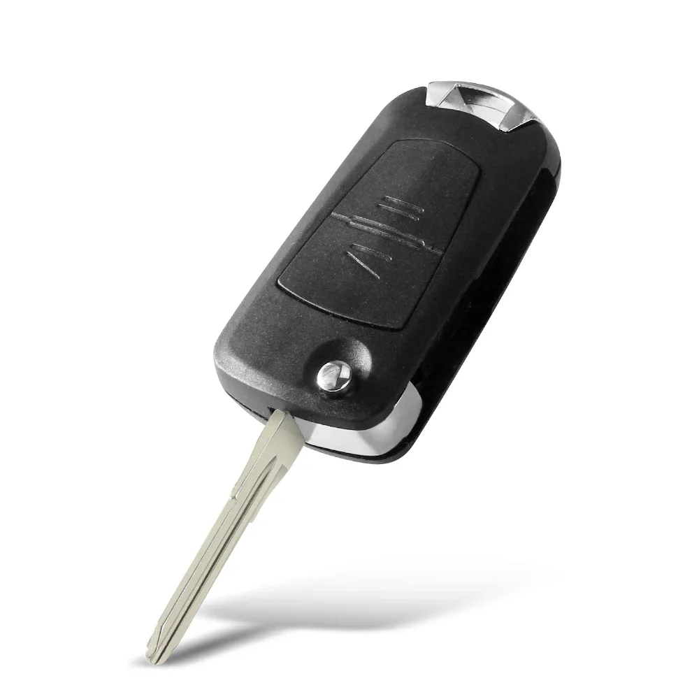 KEYYOU 2-przyciskowy zmodyfikowany składany zdalny kluczyk samochodowy do Vauxhall Opel Astra Zafira Omega Vectra Auto Key Case Fob