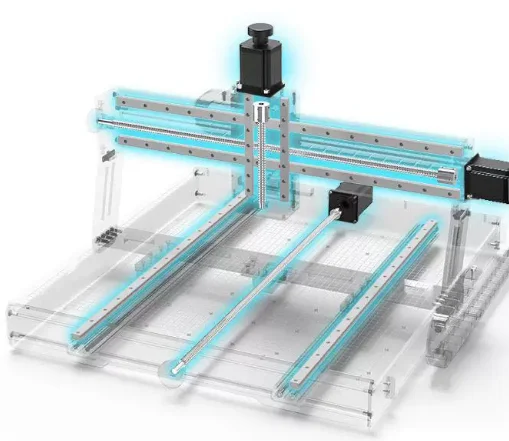 Small fully automatic CNC milling machine for metal cutting, wood carving, relief DIY, laser desktop engraving machine