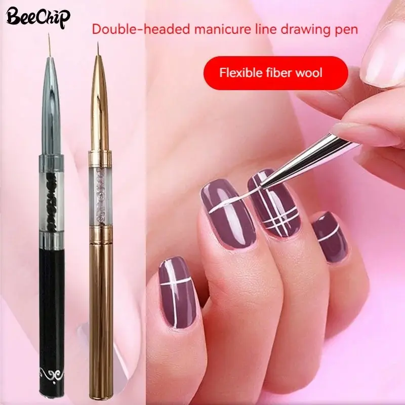 Pinstripe Nail Art Brushes Fine Nail Art Brush Set Pen Painting Drawing Liner Nail Art Tool Nail Polish Brush Nail Art Brushes