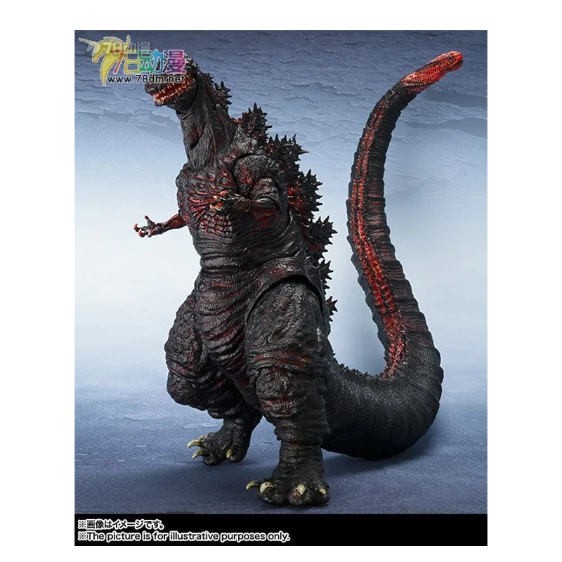 Bandai Genuine Original    SHM NORMAL GODZILLA FOURTH FORM (2016)  Action Figure Toys For Boys Girls Kids Christmas Gift Collect