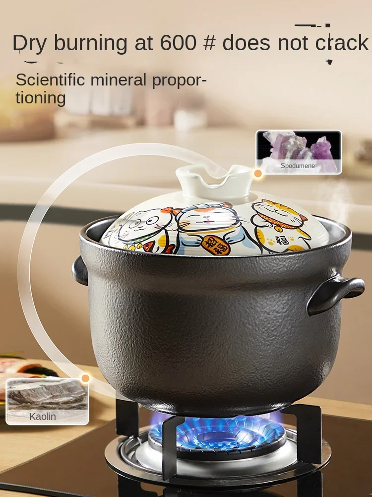 COOKER KING Casserole/Stewpot Soup Home Gas Stove Special High Temperature Resistant Soup POY Soup Pot Ceramic Pot Casseroles