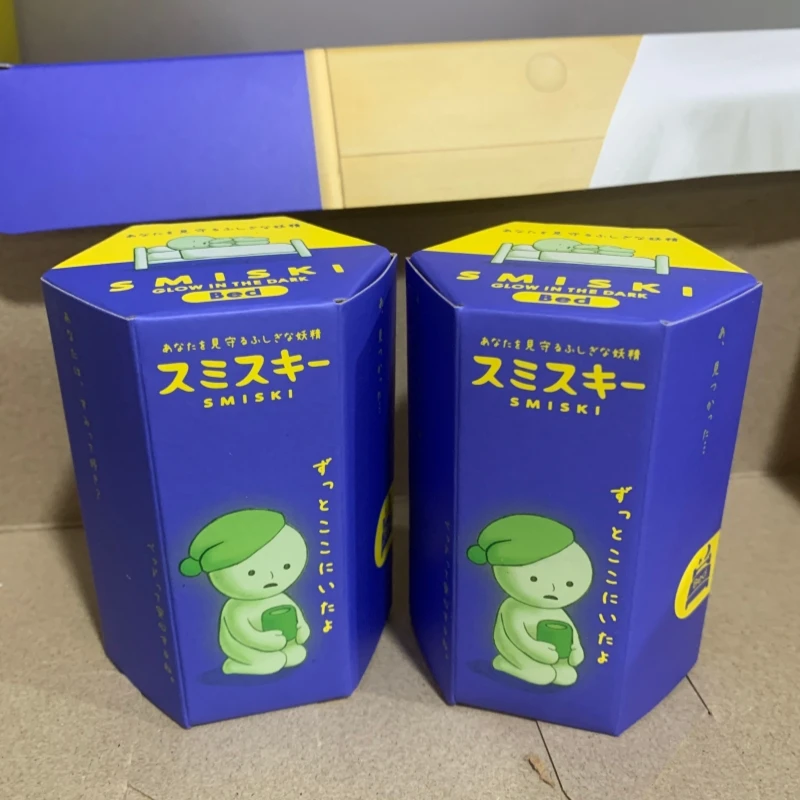 

Hot Sale Sonny Angel Smiski Bed Room Series Figure Mystery Blind Box Glow in The Dark Green Dolls Desktop Decoration Gifts Toys