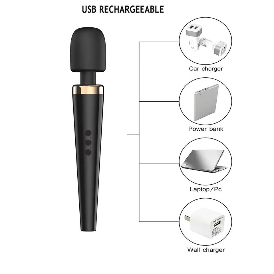 EMS Model Fascia Gun Deep Tissue Vibration Massager Reflexology Body Massage Tool Trigger Point Massage Stick Muscle Relax view 6
