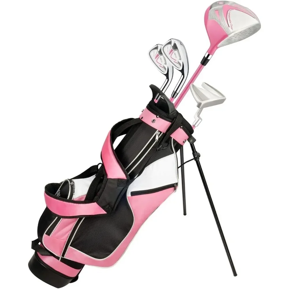 

Junior Girls Golf Set V3 with Pink Clubs and Bag, Right Hand