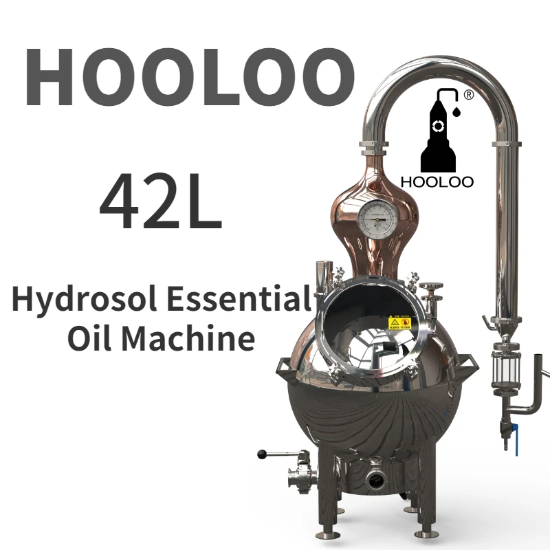 HOOLOO D42L المقطر مستخلص الزيوت العطرية المقطر المعدل هيدروسول طقم تقطير الزيوت العطرية لتقوم بها بنفسك الزهور والأعشاب #1
