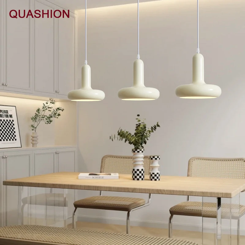 

Restaurant Pendant Lights Nordic Medieval Designer Dining Bar Table Lamp Retro White Bedroom Bedside Ceiling Chandelier