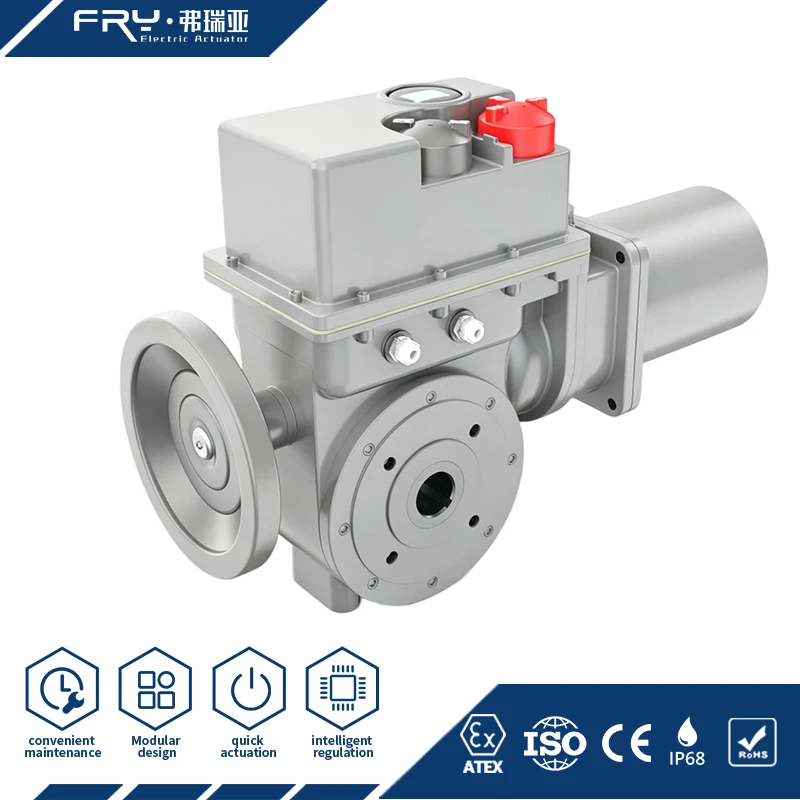 

Quarter Turn Electric Actuator With Self Diagnosis Function for High Frequency Application Mining Slurry Processing