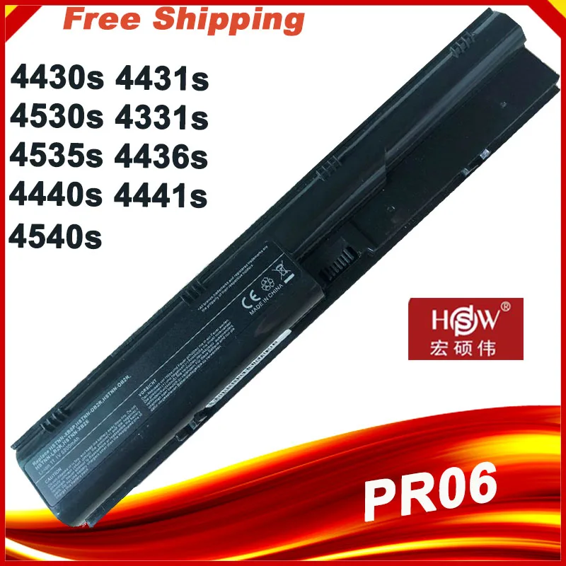 

Laptop Battery for HP 4330S 4331S 4431S 4436S PR06 4540S 4545S 4530S 633805-001 PR06 HSTNN-LB2R