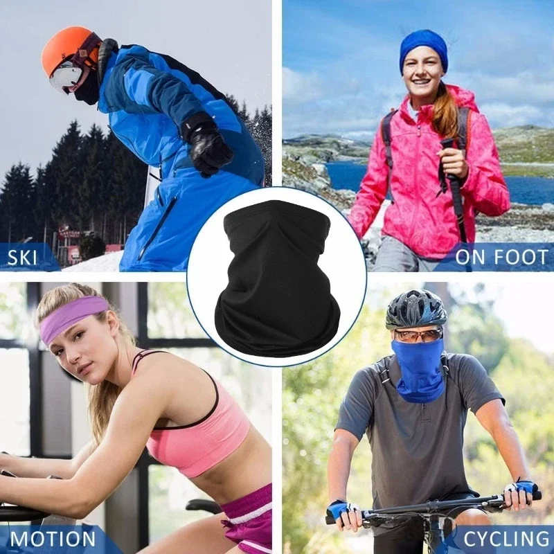 UV Protection Scarf Ice Silk Face Cover mask Neck Tube Quick-drying Outdoor Fishing Cycling Magic Motorcycle Breathable Bandana