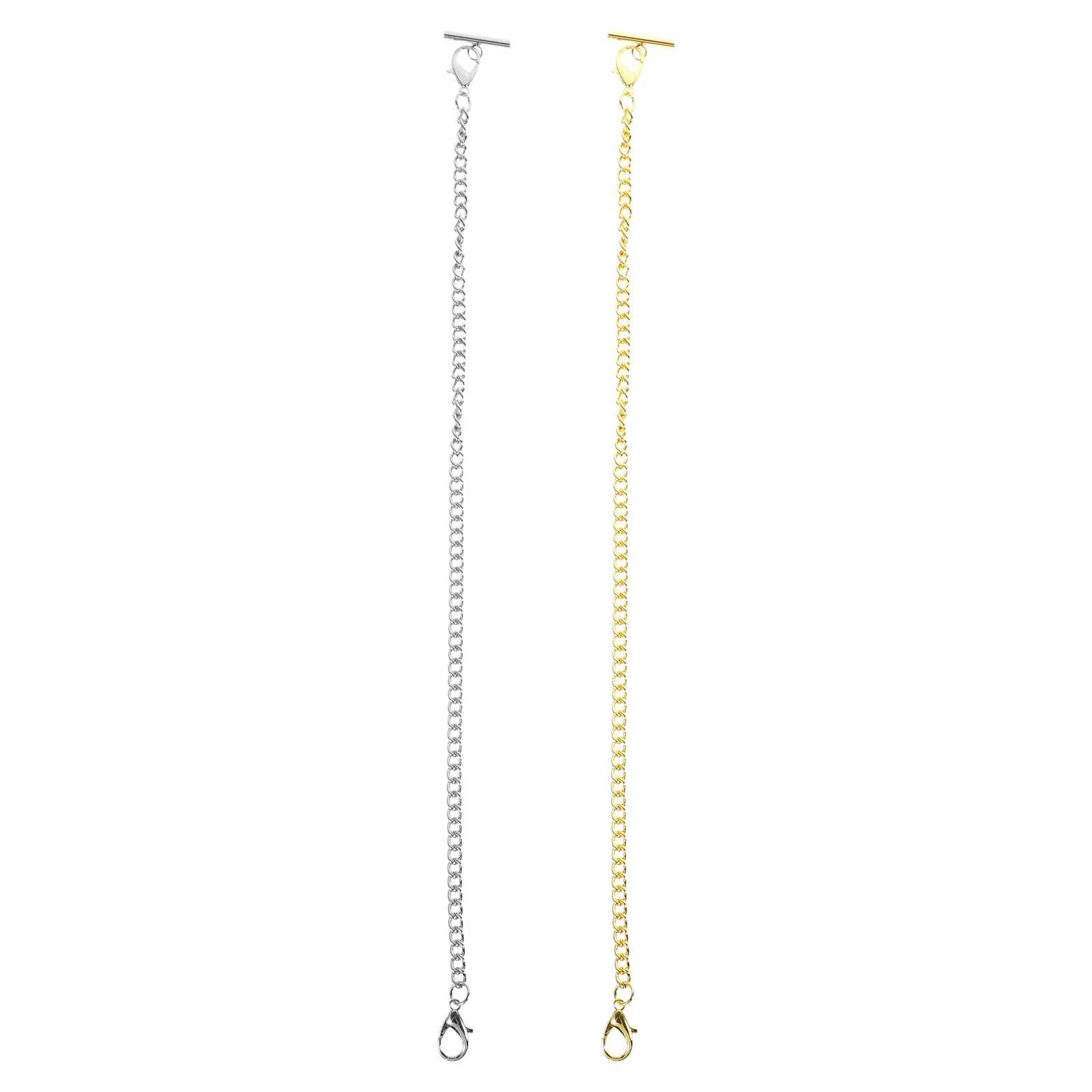 

2Pcs Pocket Watch Chain Metal Sturdy Design Practical Jean Wallet Chain Decorative Fashion Accessories