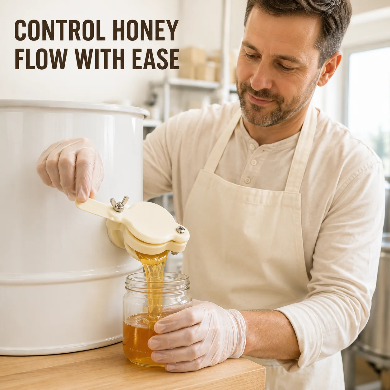 Beekeeping Honey Tap Valve Plastic Honey Extractor Gate Leakproof Spout Beekeeping Equipment Bee Hive Tool for Beekeeper 1PC
