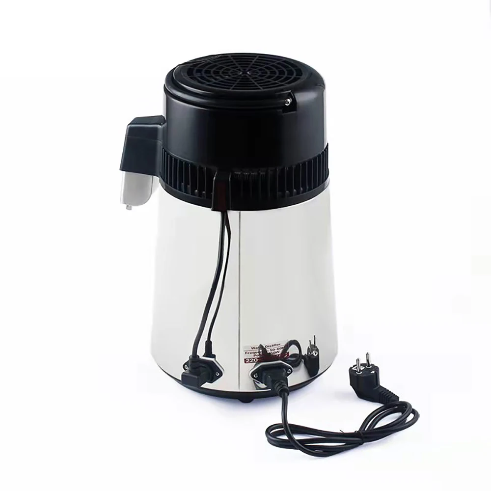 4L Pure Water Distiller Dental Distilled Water Machine Filter Stainless Steel 750W Electric Distillation Purifier Jug 110V 220V