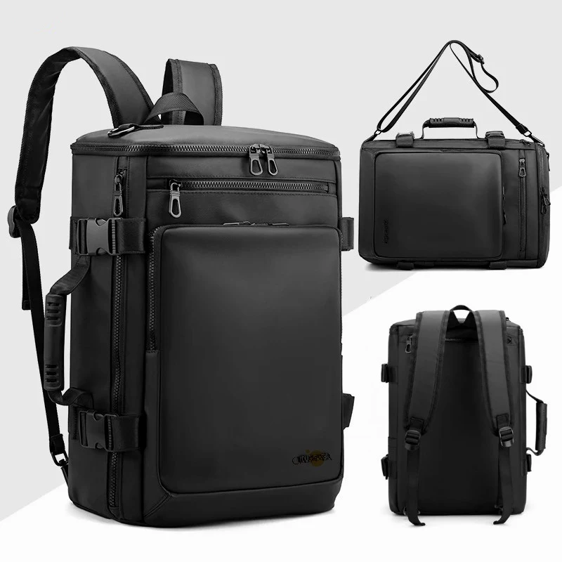 Multifunctional Travel Hand Luggage Backpack Business Executive Suitcase Tele Travail Big Bags Women Men's Leather Waterproof