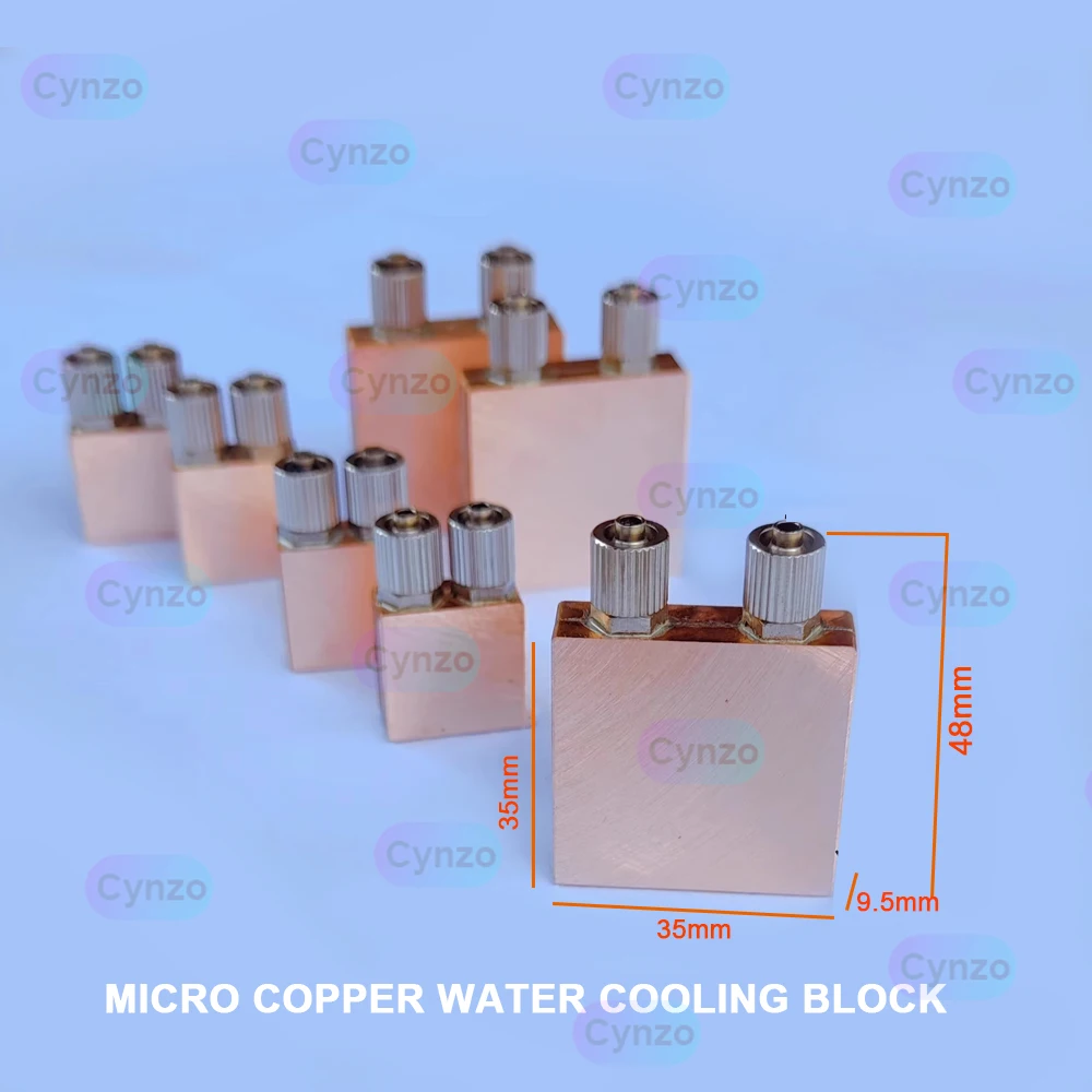 Mikro miedziany komputer Notebook boczny blok chłodzenia wodnego procesor GPU półprzewodnikowe chłodzenie laptopa radiator chłodnicy — zdjęcie produktu 4