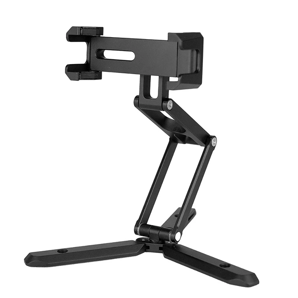 Suporte dobrável para mesa do telefone móvel, tripé com montagem para sapato frio para Arca, braçadeira de placa de liberação rápida