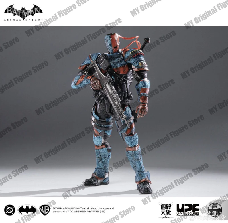 متوفر في المخزون U-P-Finegures Deathstrok Arkham Knight Action Figure LPZZ V8.04 بدلة باتمان أرقام 1/12 مجموعة DC لعبة متعددة الكون