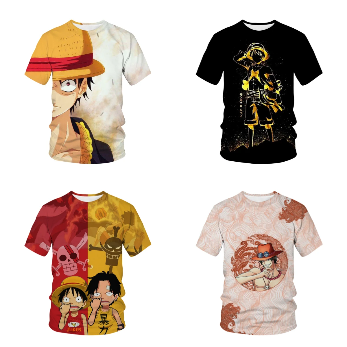 

Лето 25, хит продаж, новая японская анимационная футболка с 3D принтом для ролевых игр, уличный повседневный уличный топ с короткими рукавами