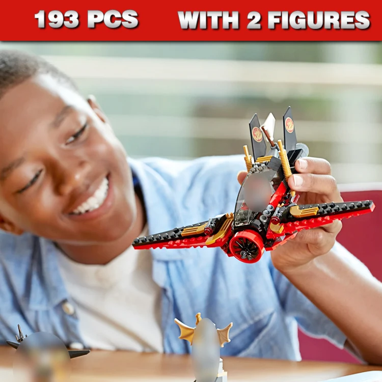 

308PCS Shinobi Street Race of Snake Jaguar Oni Bike Motorcycle Flag 10936 Building Blocks Sets Bricks Compatible with Model