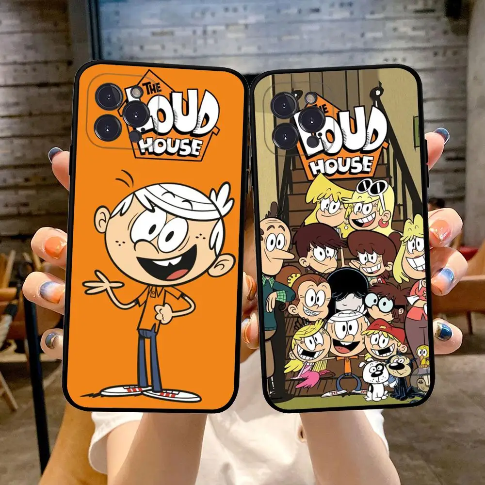 T-The L-Loud H-House Phone Case For iPhone 15 14 13 12 Mini 11 Pro XS Max X XR SE 6 7 8 Plus Soft Silicone Cover