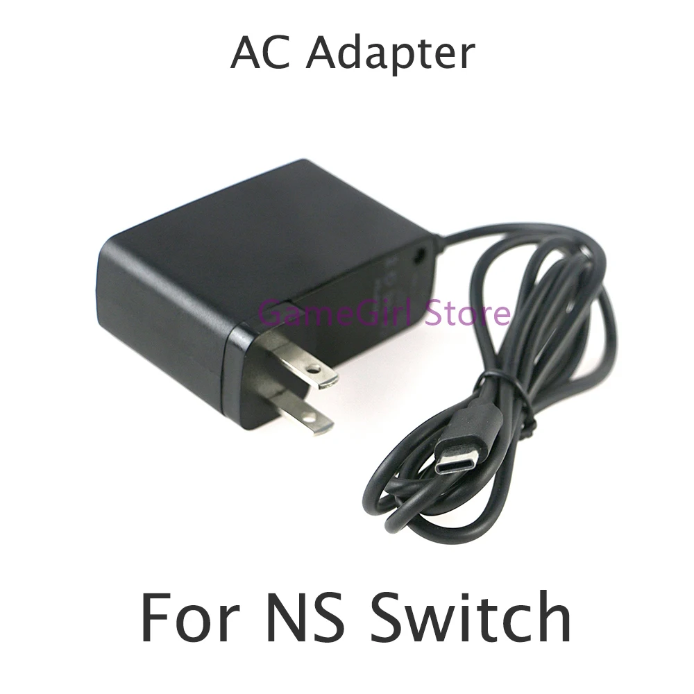 10pcs For Nintend Switch Game Console 5V-2.4A 15V-2.6A AC Adapter Charger US EU Plug Power Supply Charging Adapter