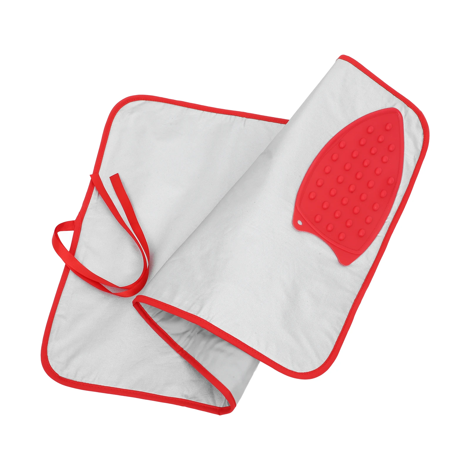 

Portable Folding Silver Coating Ironing Mat Non Slip Tabletop Ironing Blanket Suitable for Travel Small Spaces