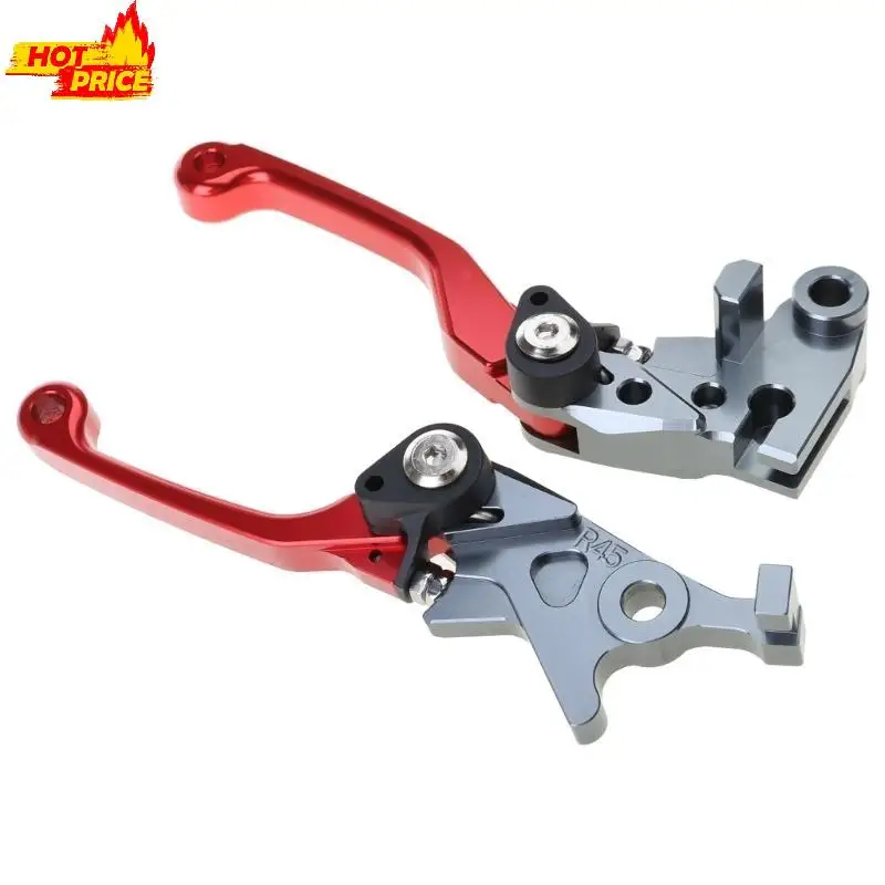 

Aluminum Alloy Brake Drum Clutch Lever Handle Compatible for KLX150 KLX250 Motocross Motorcycle Pit Dirt Bike 2pcs