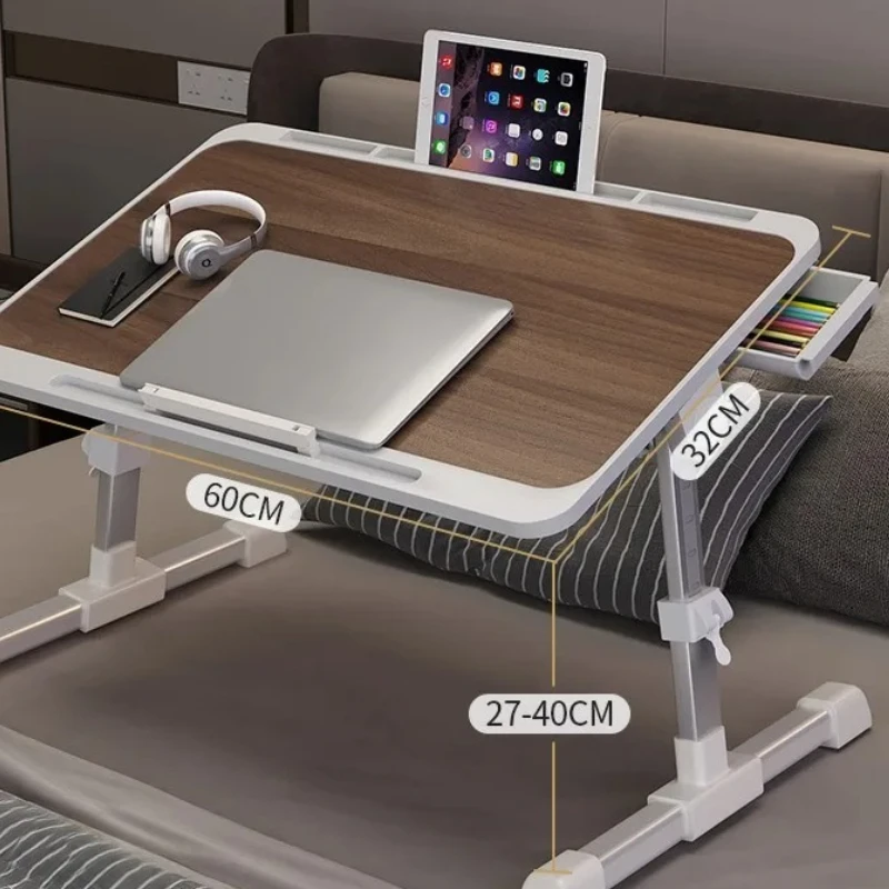Adjustable Foldable Desk Minimalist Student Writing Table for Dorm Home Bedroom Window Laptop &