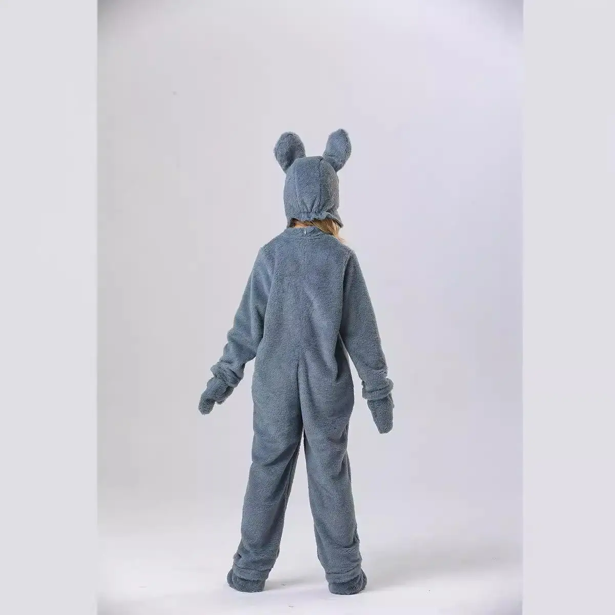 زي أداء للأطفال لعيد الهالوين، بدلة حيوان الأرنب، زي تنكري للحفلات وعروض المسرح