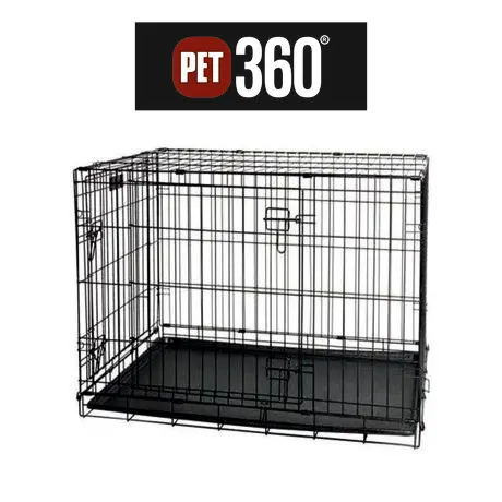 

4 PCS Large Metal Cat and Dog Cage with Lit-ter for Multi-Pet Household