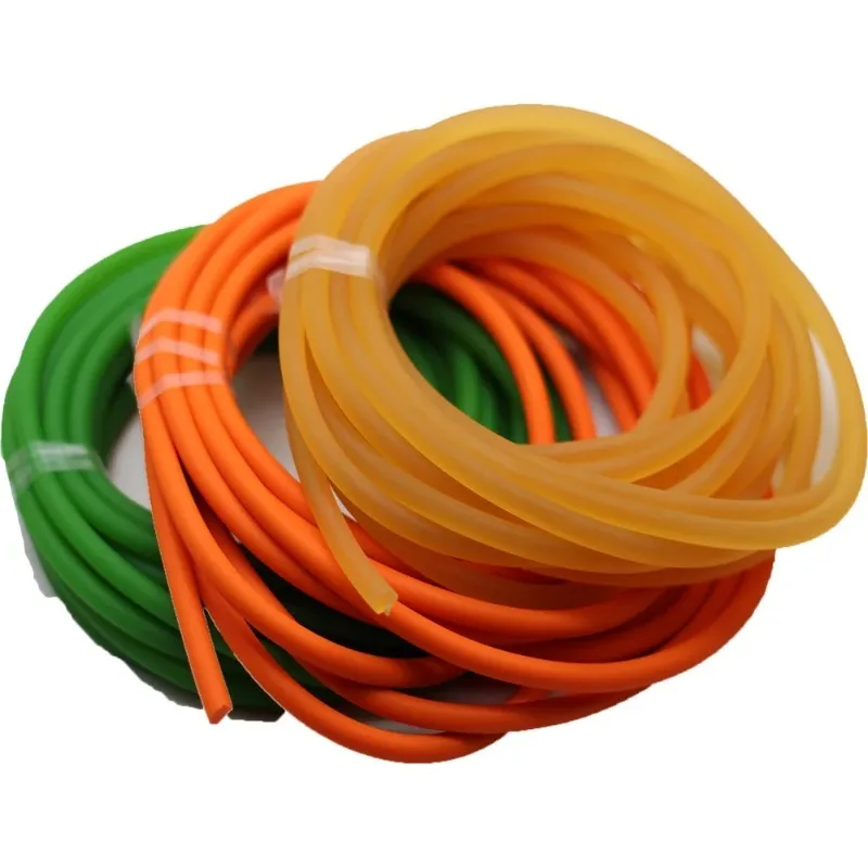 New 6mm Solid Rubber Fishing Line Elastic Band Strapping Fishing Line 5/10M Elastic Tennis Slingshot Rope Tied Line Fishing Rope