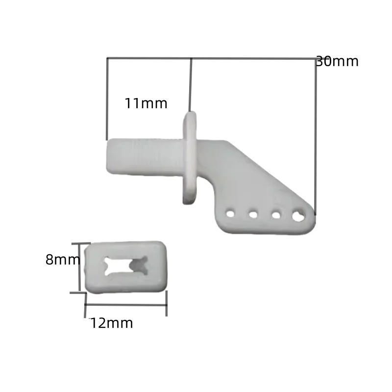 

20PC/Lot RC Model Airplane Parts Large Hole Rudder Angle Remote Control Electric Plane Aeromodelling Accessories