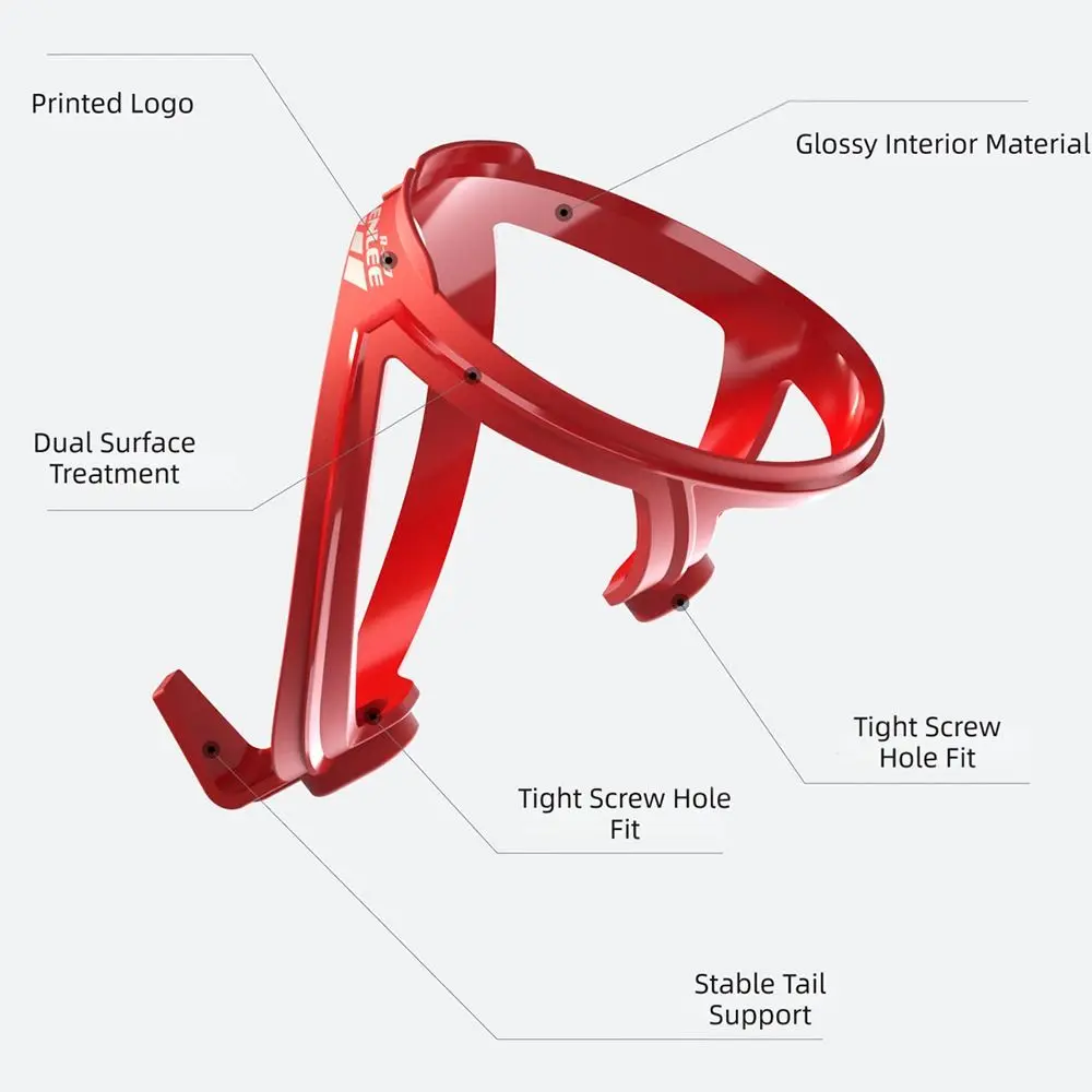 Ultra Light Mountain Bike Kettle Rack Fixed Frame Plastic Bike Water Bottle Cages Safe Stable Bicycle