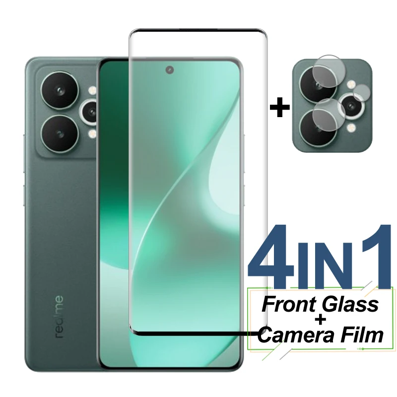 

Полное покрытие из закаленного стекла для Realme 15 Pro Glass Realme 15 Pro Защитная пленка для экрана телефона с объективом камеры Realme 15 Pro