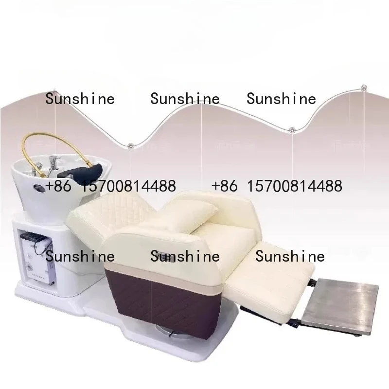 

Rotating hair care flush bed Multifunctional electric shampoo bed Beauty shop Hair salon