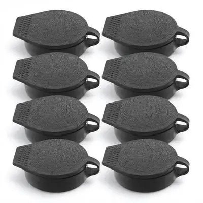 8 قطعة قفل الباب غطاء غبار قبعات مقاومة للماء أسود حجم 2 صندوق توزيع خارجي التبديل خزانة لوحة التحكم الغطاء الواقي #6