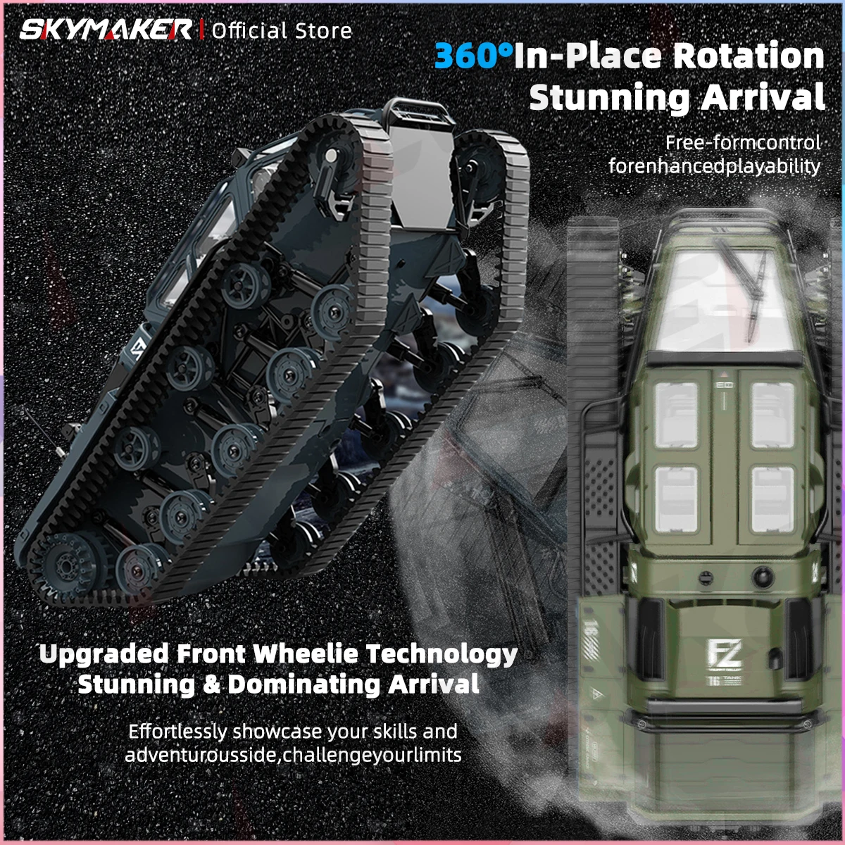JJRC C8812 دبابة مع جهاز للتحكم عن بُعد حيلة على الطرق الوعرة مركبة عالية السرعة الانجراف خزان التحكم عن بعد مركبة مجنزرة متناسبة تمامًا