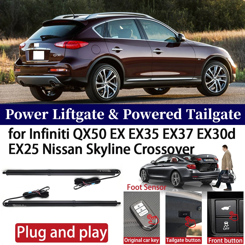 for Infiniti QX50 EX EX35 EX37 EX30d EX25 Nissan Skyline Crossover Car Auto Power Electric Tailgate Liftgate Lift Trunk Closer