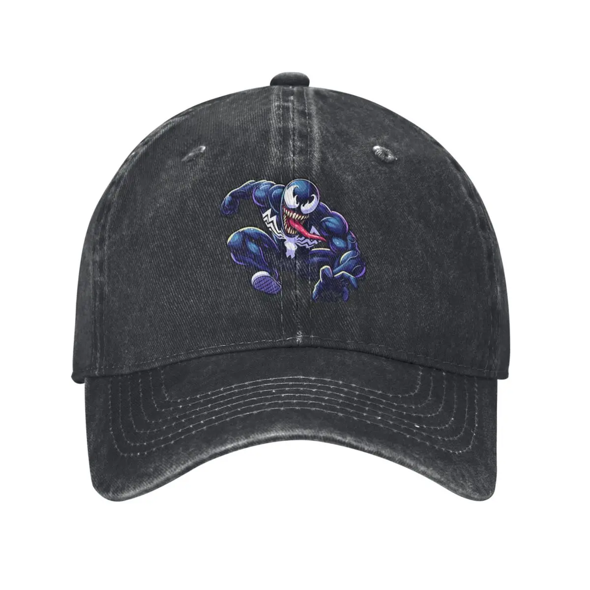 Marvel Venom The Last Dance Multicolor Hat Peaked Women's Cap Symbiont Parasite Personalized Visor Protection Hats