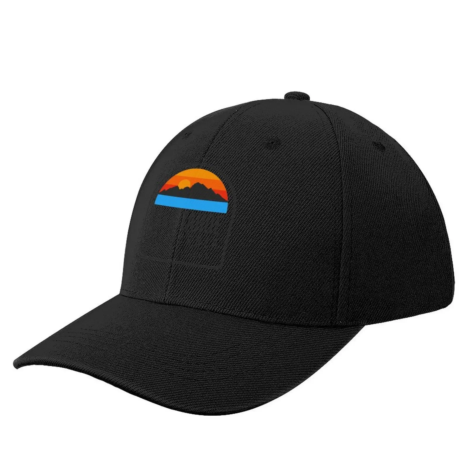 Lake Tahoe California-Nevada Vintage Retro Adventure Travel Mountain Hiking, Camping Baseball Cap